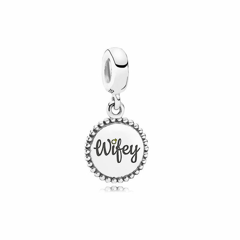 Pandora Wifey Charm Ireland - Sterling Silver - 361984ABZ